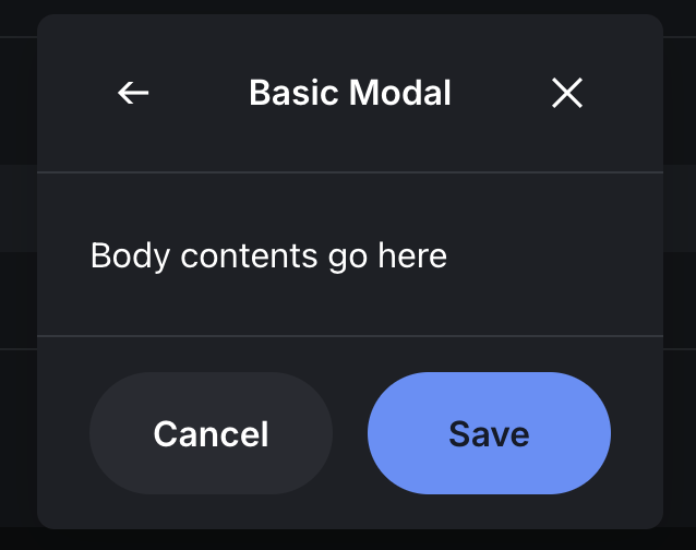 Coinbase CDS Basic Modal 예시