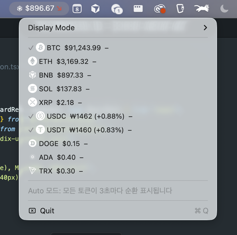 Display Mode 설정: Pinned Mode와 Auto Mode (Carousel) 옵션